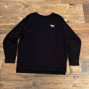 Victoria’s Secret Pink Black Logo Sweatshirt